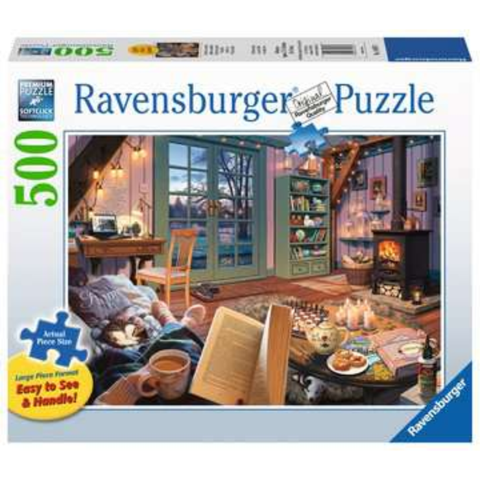 Ravensburger 500 pcs - Cozy Retreat (Large Piece Format)