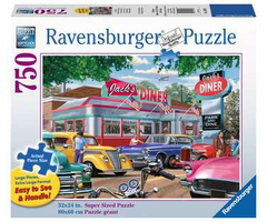 Ravensburger 750 pcs - Meet you at Jack's Diner (Large Piece Format)