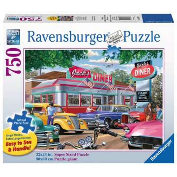 Ravensburger 750 pcs - Meet you at Jack's Diner (Large Piece Format)