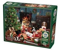 Cobble Hill Puzzles 1000 pcs - Christmas Puppies