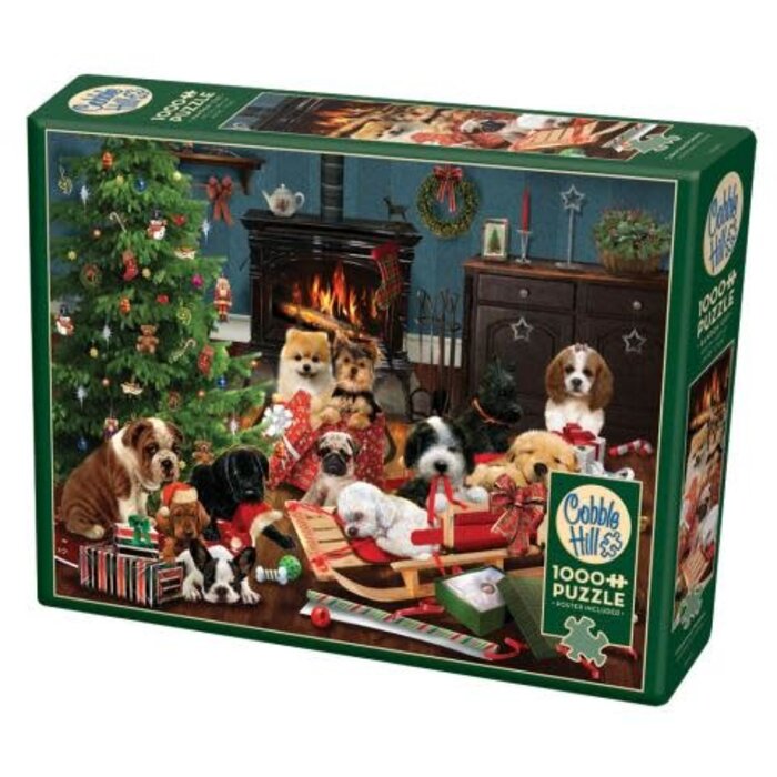 Cobble Hill Puzzles 1000 pcs - Christmas Puppies