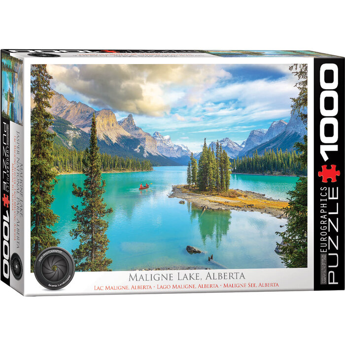 Eurographics 1000 pcs - Maligne Lake, Alberta