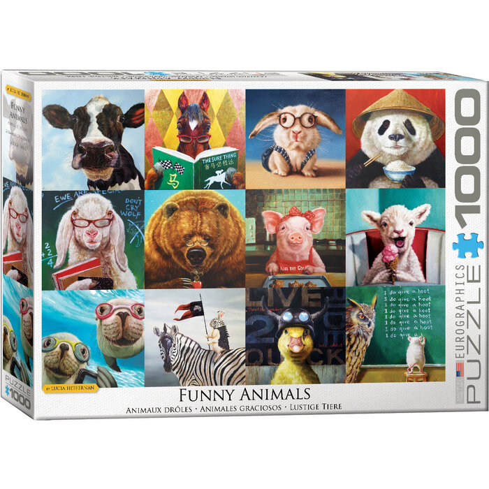 Eurographics 1000 pcs - Funny Animals
