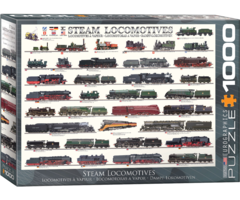 Eurographics 1000 pcs - Steam Locomotives