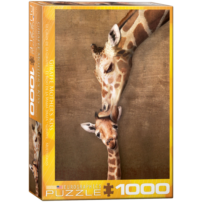 Eurographics 1000 pcs - Giraffe Mother's Kiss