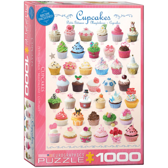 Eurographics 1000 pcs - Cupcakes