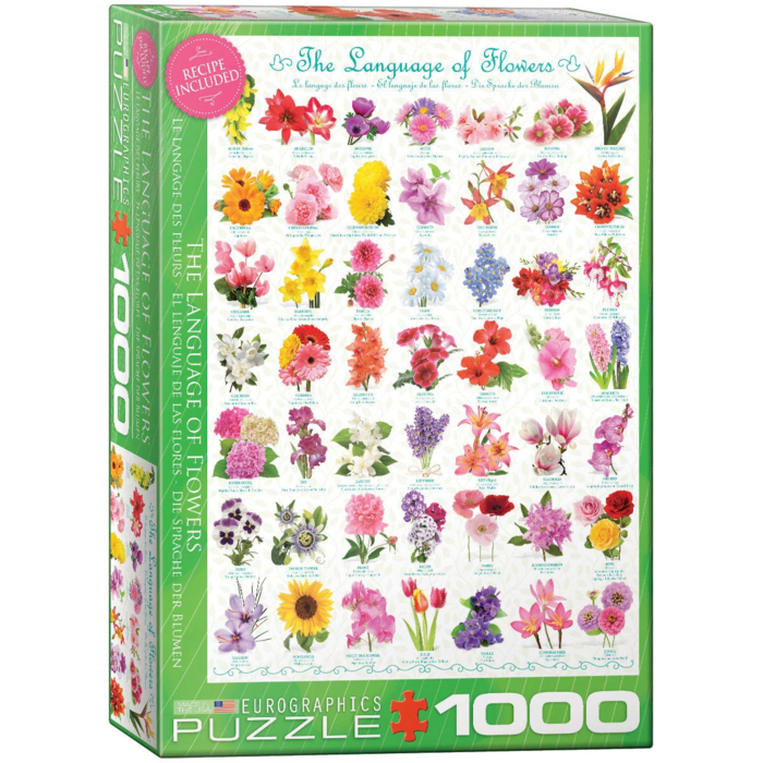 Eurographics 1000 pcs - The Language of Flowers