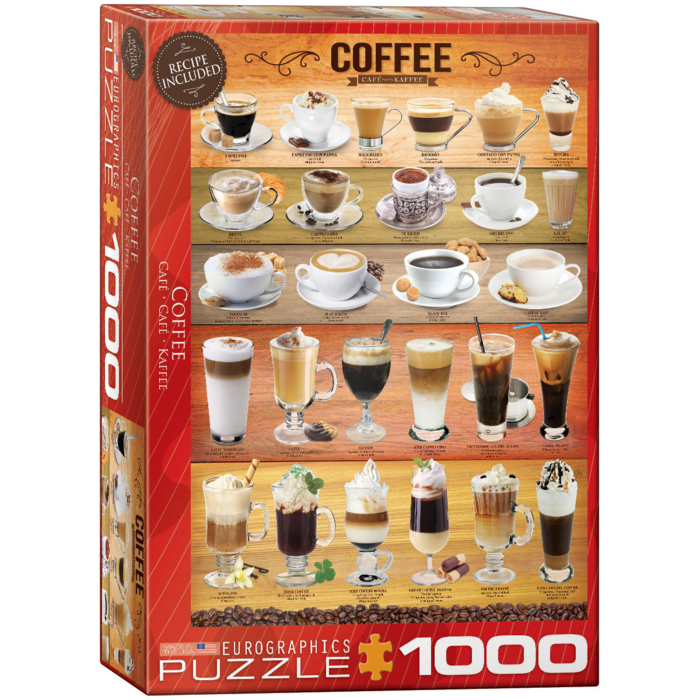 Eurographics 1000 pcs - Coffee