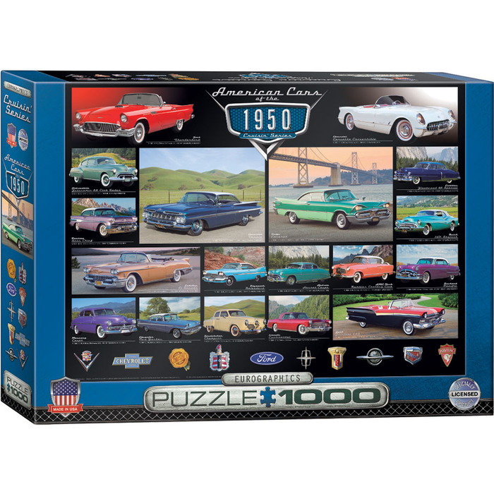 Eurographics 1000 pcs - American Cars of the 1950s