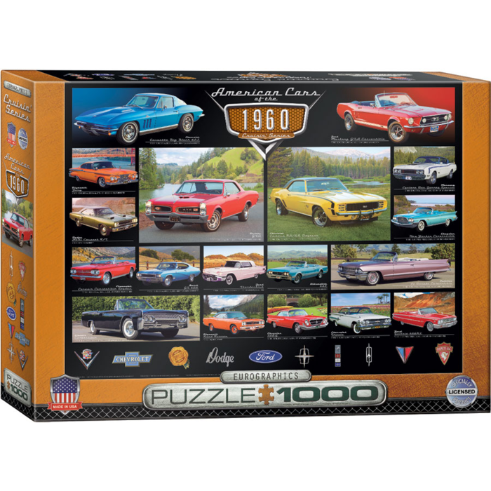 Eurographics 1000 pcs - American Cars of the 1960s