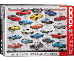 Eurographics 1000 pcs - American Muscle Car Evolution