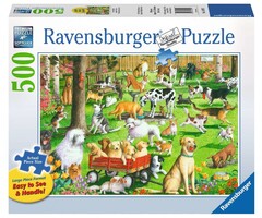 Ravensburger 500 pcs - At the Dog Park (Large Piece Format)