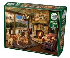 Cobble Hill Puzzles 1000 pcs - Lakeside Cabin