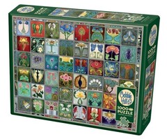 Cobble Hill Puzzles 1000 pcs - Art Nouveau Tiles