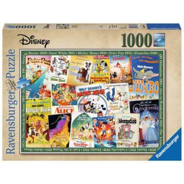 Ravensburger 1000 pcs - Disney Vintage Movie Posters