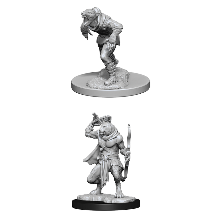 Wizkids/NECA LLC Nolzur's Marvelous Miniatures: Wererat & Weretiger