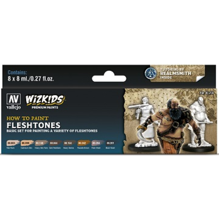 Vallejo Vallejo: Wizkids Premium Set Fleshtones