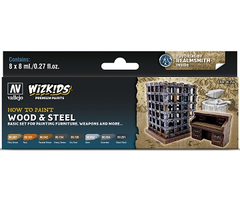 Vallejo Vallejo: Wizkids Premium Set Wood And Steel