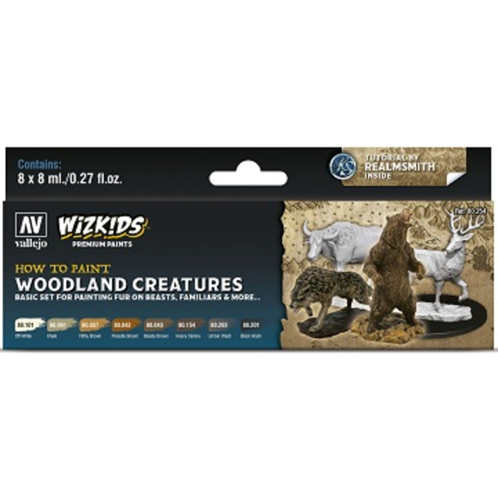 Vallejo Vallejo: Wizkids Premium Set Woodland Creatures