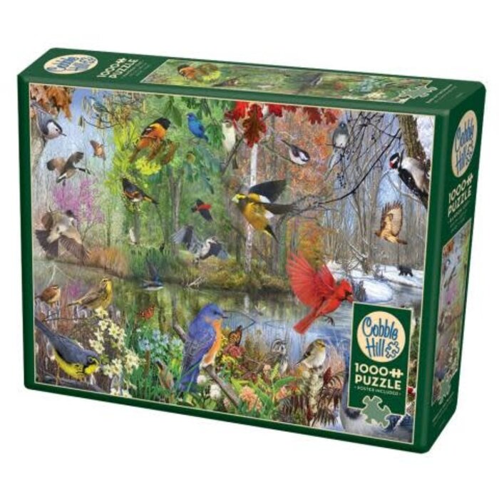 Cobble Hill Puzzles 1000 pcs - Birds of the Season