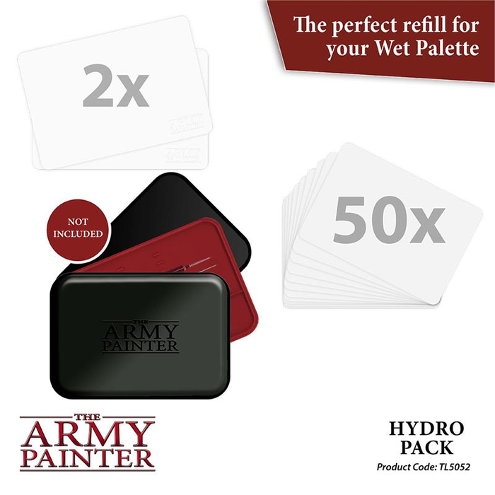 The Army Painter Miniature & Model Tools: Wet Palette Hydro Pack (Replacement foam and sheets)