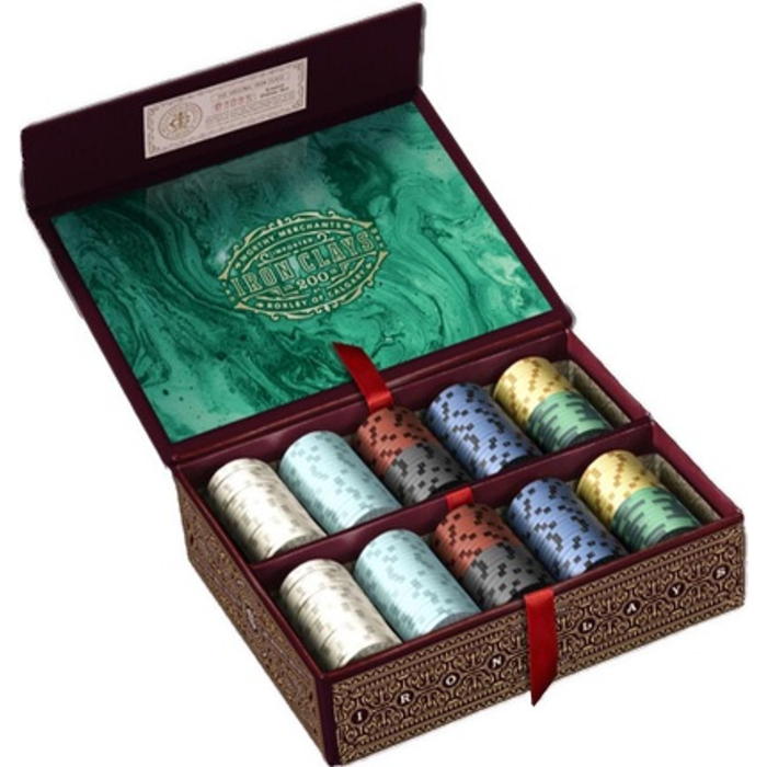 Roxley Games Brass: Iron Clays (200 Chips) Printed Box with Chips Accessory