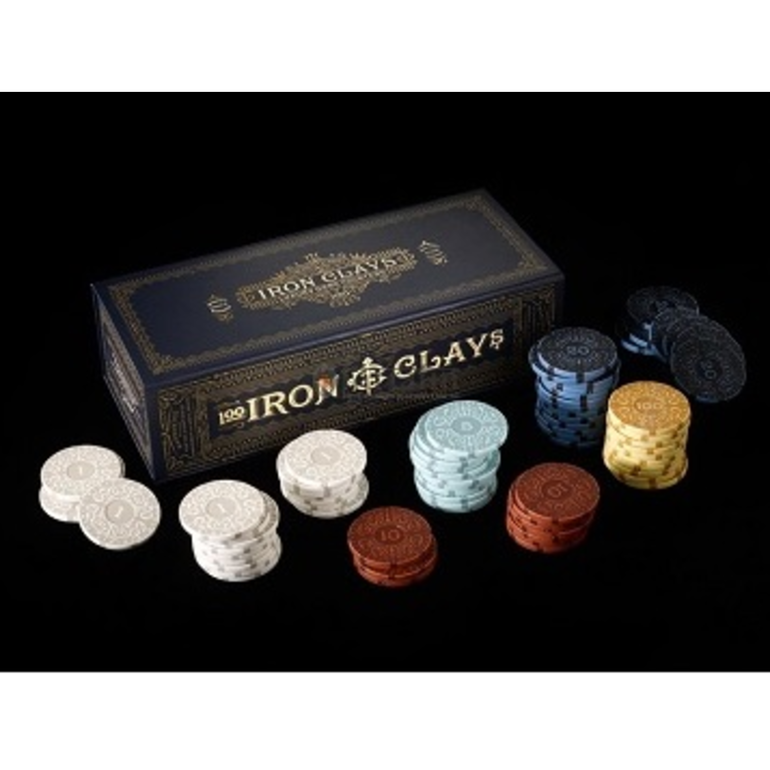 ア*リ様 IRON CLAYS チップ　トランプ　ボードゲーム Iron Clays 100