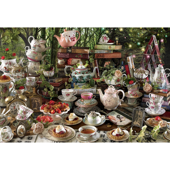 Cobble Hill Puzzles 2000 pcs - Mad Hatter's Tea Party