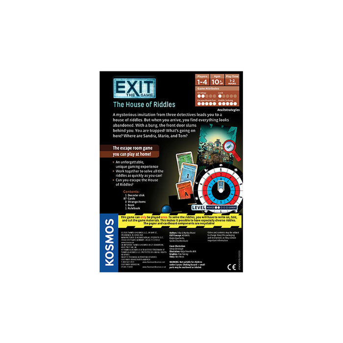 Thames and Kosmos Exit: The House of Riddles