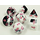 Lab Dice (Assorted Colours) Nebula Black-White/Pink