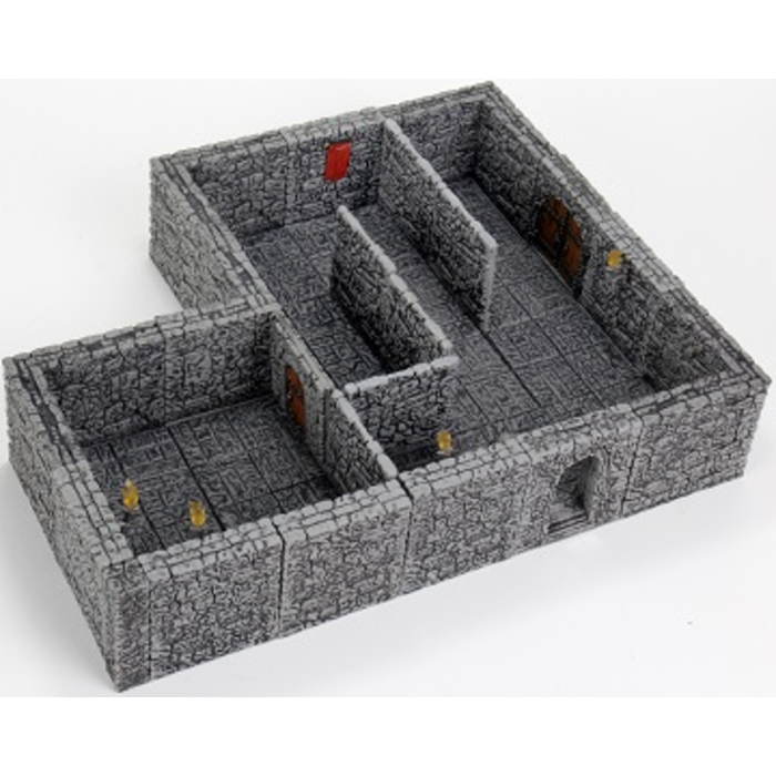 Wizkids/NECA LLC Warlock Tiles: Dungeon Tiles 2 - Full Height Stone Walls Expansion