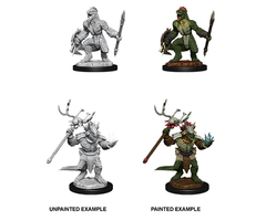 Wizkids/NECA LLC Nolzur's Marvelous Miniatures: Lizardfolk & Shaman