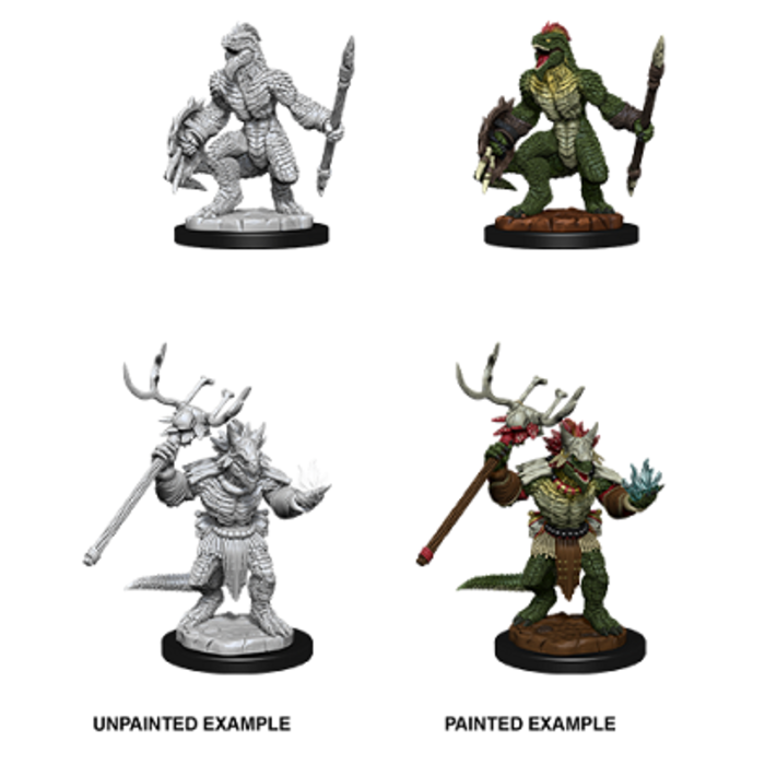 Wizkids/NECA LLC Nolzur's Marvelous Miniatures: Lizardfolk & Shaman