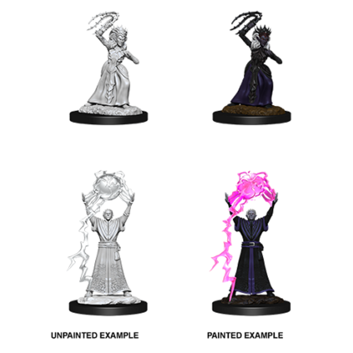 Wizkids/NECA LLC Nolzur's Marvelous Miniatures: Drow Mage & Drow Priestess