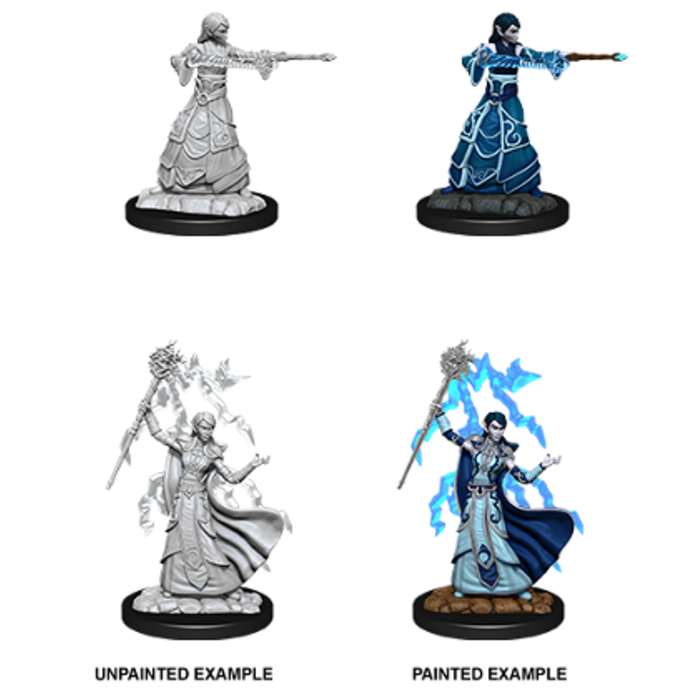 Wizkids/NECA LLC Nolzur's Marvelous Miniatures: Elf Wizard Female