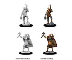 Wizkids/NECA LLC Nolzur's Marvelous Miniatures: Human Barbarian Female (2020)