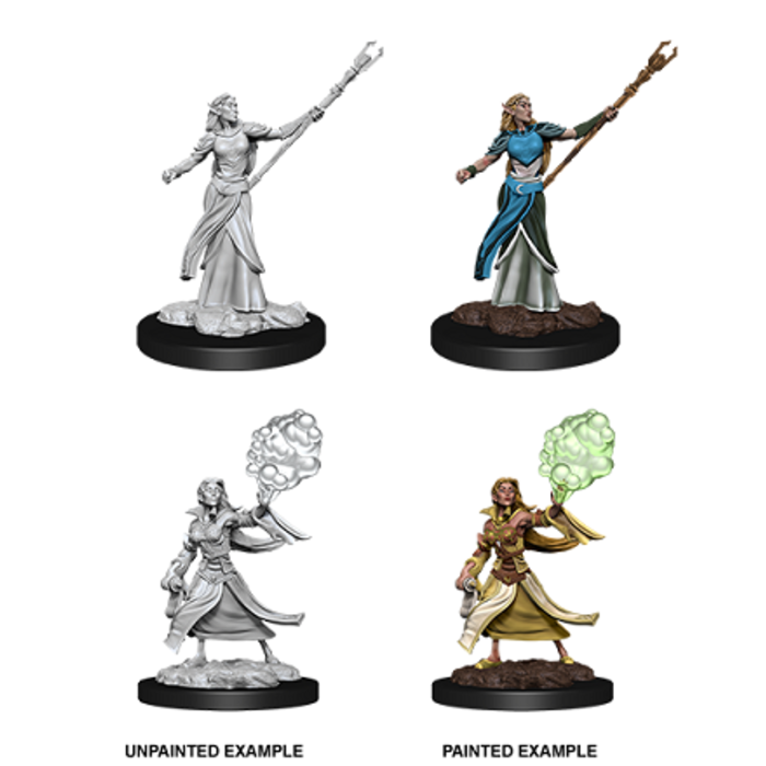 Wizkids/NECA LLC Nolzur's Marvelous Miniatures: Elf Sorcerer Female