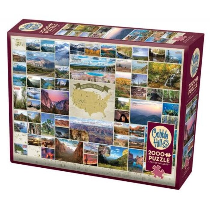 Cobble Hill Puzzles 2000 pcs - National Parks of the United States