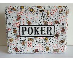 Jax Ltd. Professional Poker Game Set in White Tin