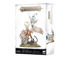 Games Workshop Warhammer Age of Sigmar: Lumineth Realm-Lords - Archmage Teclis and Celennar, Spirit of Hysh