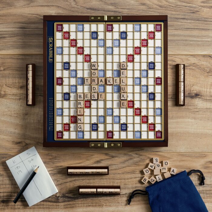 Winning Solutions Scrabble Deluxe Travel Edition