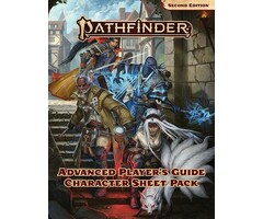 Paizo Publishing Pathfinder RPG 2E Advanced Player Guide Character Sheet Pack