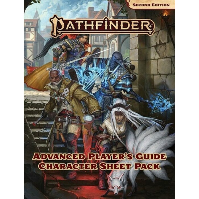 Paizo Publishing Pathfinder RPG 2E Advanced Player Guide Character Sheet Pack