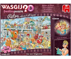 Jumbo Puzzles 1000 pcs - WASGIJ Retro Destiny: #3, Sands of Time!