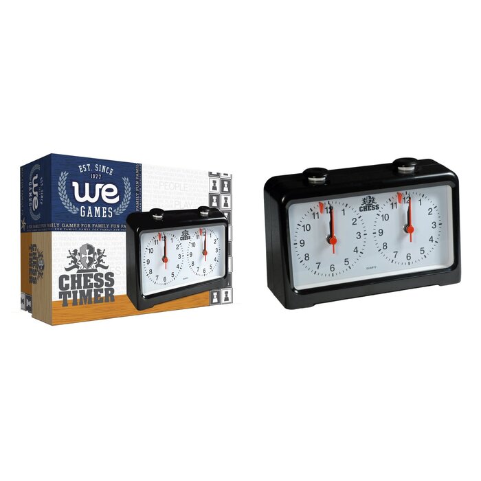 Wood Expressions Royal Crest Analog Chess Clock/Timer