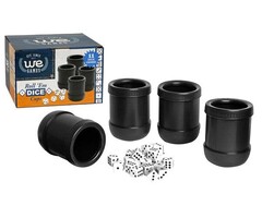 Wood Expressions Roll 'Em Dice Cups (Set of 4) (Liar's Dice)