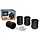 Black Plastic Dice Cups (Set of 4)