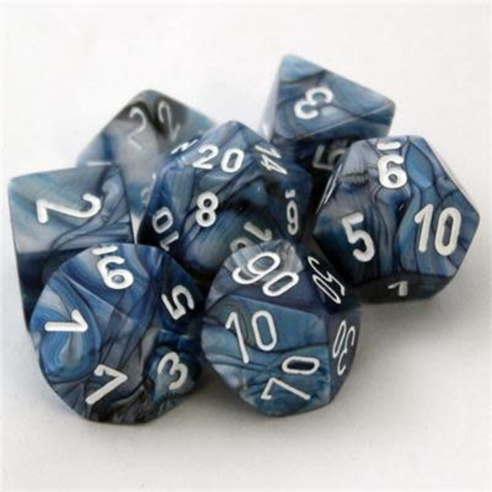 Chessex 7-Piece RPG Dice Set: Lustrous (Assorted Colours)