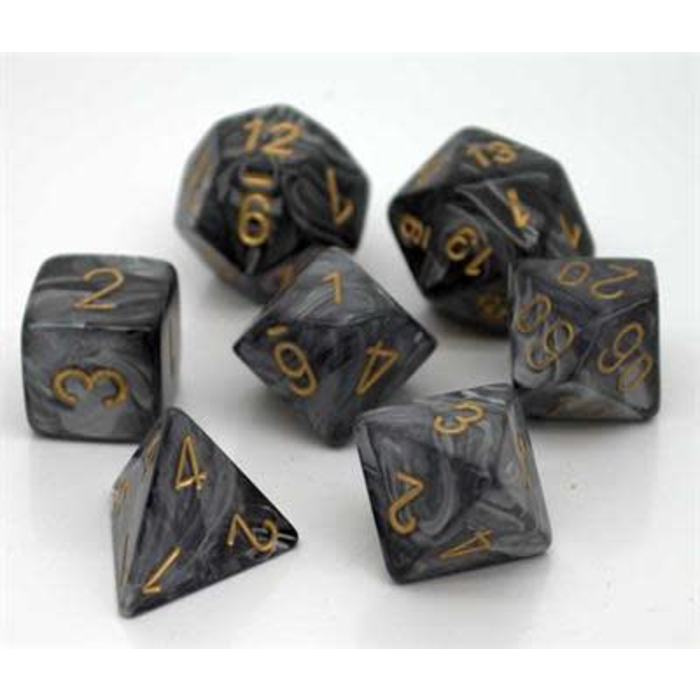 Chessex 7-Piece RPG Dice Set: Lustrous (Assorted Colours)