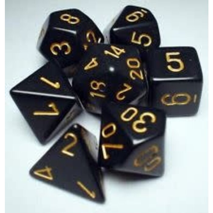 Chessex 7-Piece RPG Dice Set: Opaque (Assorted Colours)